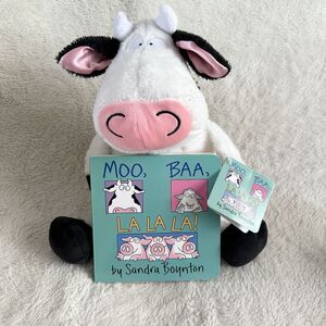 Kohl's Cares Sandra Boynton Moo, Baa, La La La Board Book And Plush Cow Toy